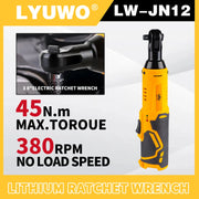 Cờ Lê Quay Điện 12V Có Pin Lithium Góc 90 Độ Nhẹ Cho Gara - Daisan Store