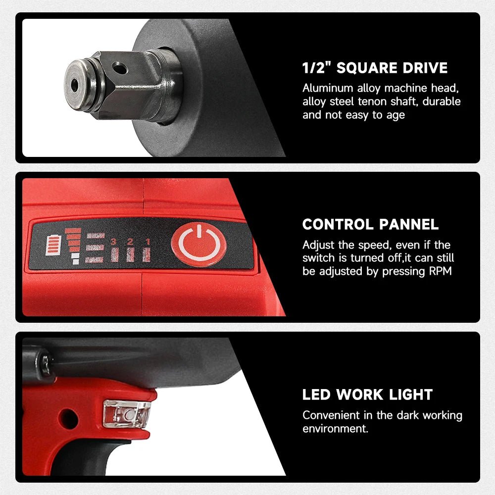 Công Cụ Vặn Lực Tác Động Không Dây 18V MWALK 1300Nm Cao Cấp - Daisan Store