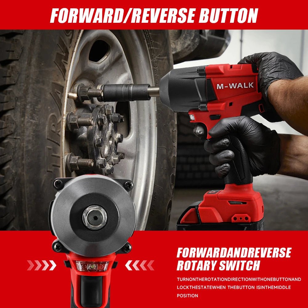 Công Cụ Vặn Lực Tác Động Không Dây 18V MWALK 1300Nm Cao Cấp - Daisan Store