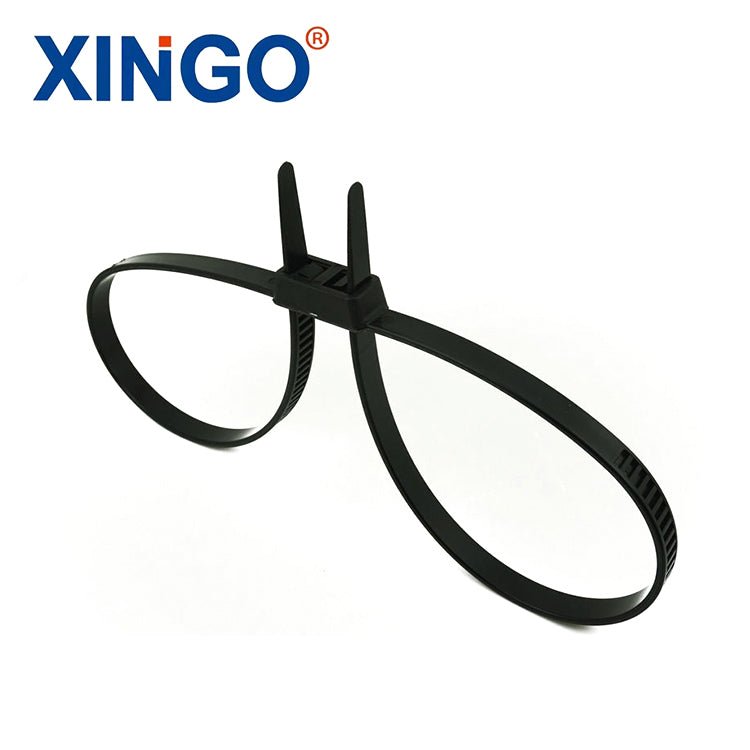 Còng tay nhựa dùng một lần tự khóa Trung Quốc, dây cáp nylon kép 12*700mm - Daisan Store