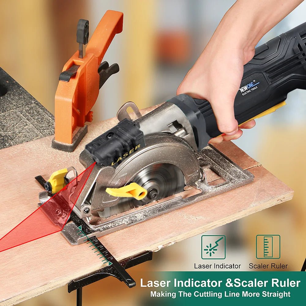 Cưa Mini Đa Năng 600W Có Tia Laser 120/230V - Daisan Store