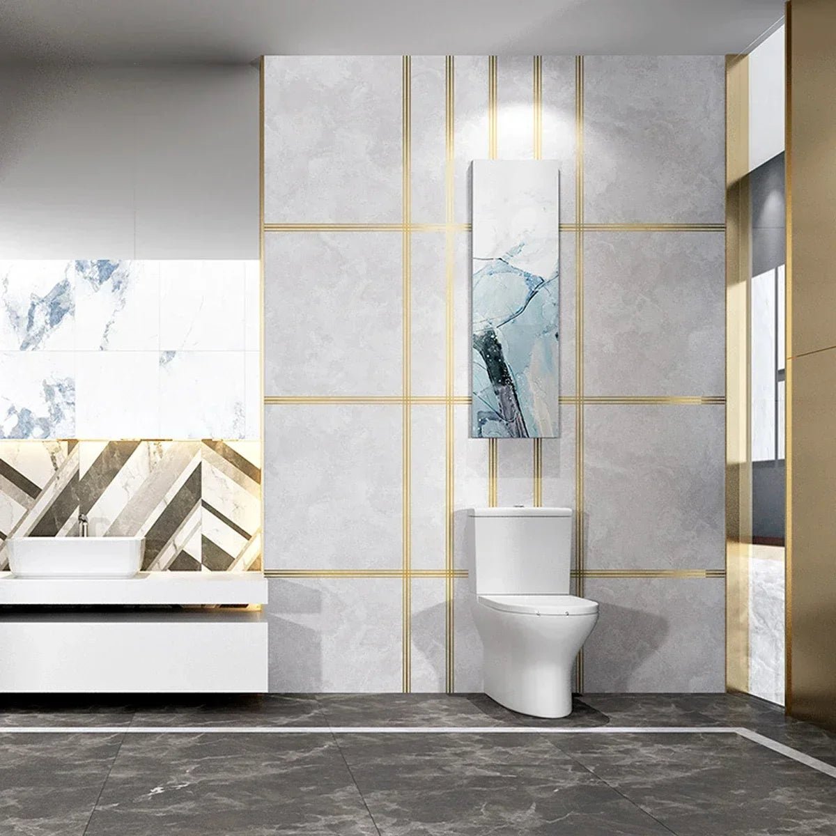 Cuộn 5M Keo Dán Khe Gạch Chống Nấm Dán Sàn Tường Chống Ẩm - Daisan Store