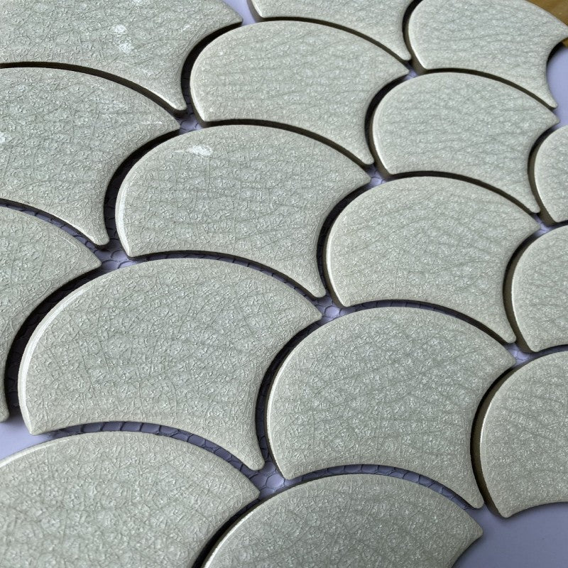 Gạch Mosaic Vảy Cá Rạn 2 lớp MHF 9003