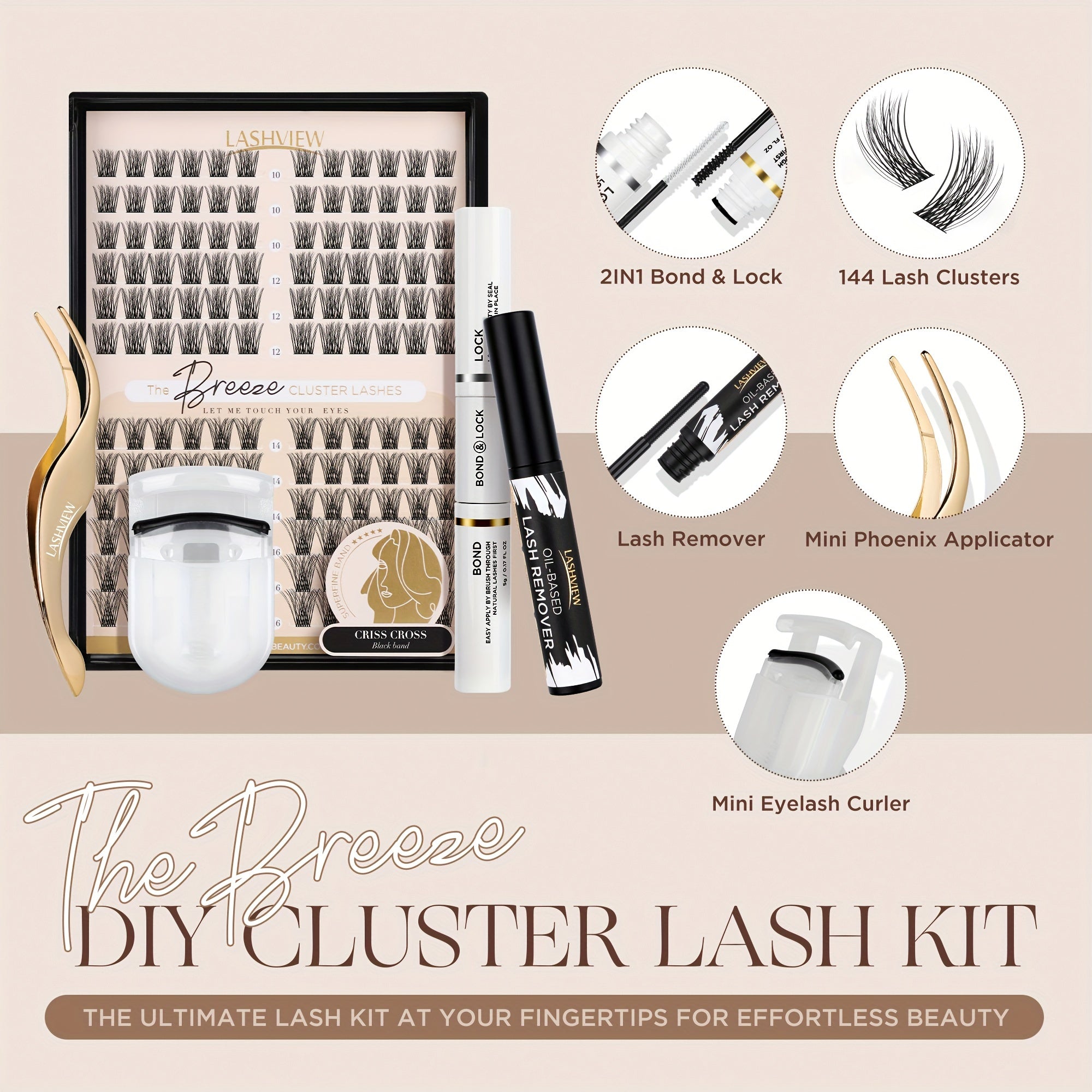 Bộ Mi Nối DIY 144 Miếng, Dụng Cụ Đầy Đủ, Siêu Tốc