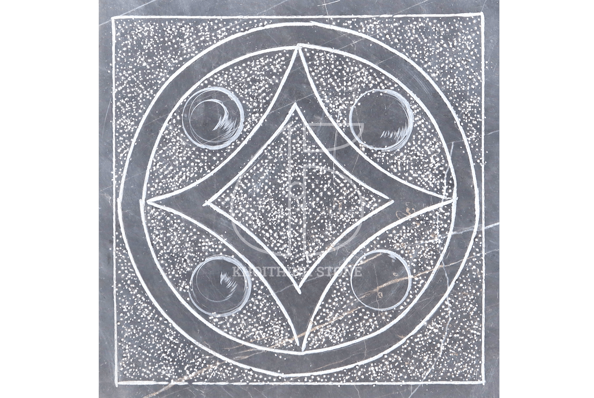 Đá băm đồng tiền xanh đen - Daisan Store