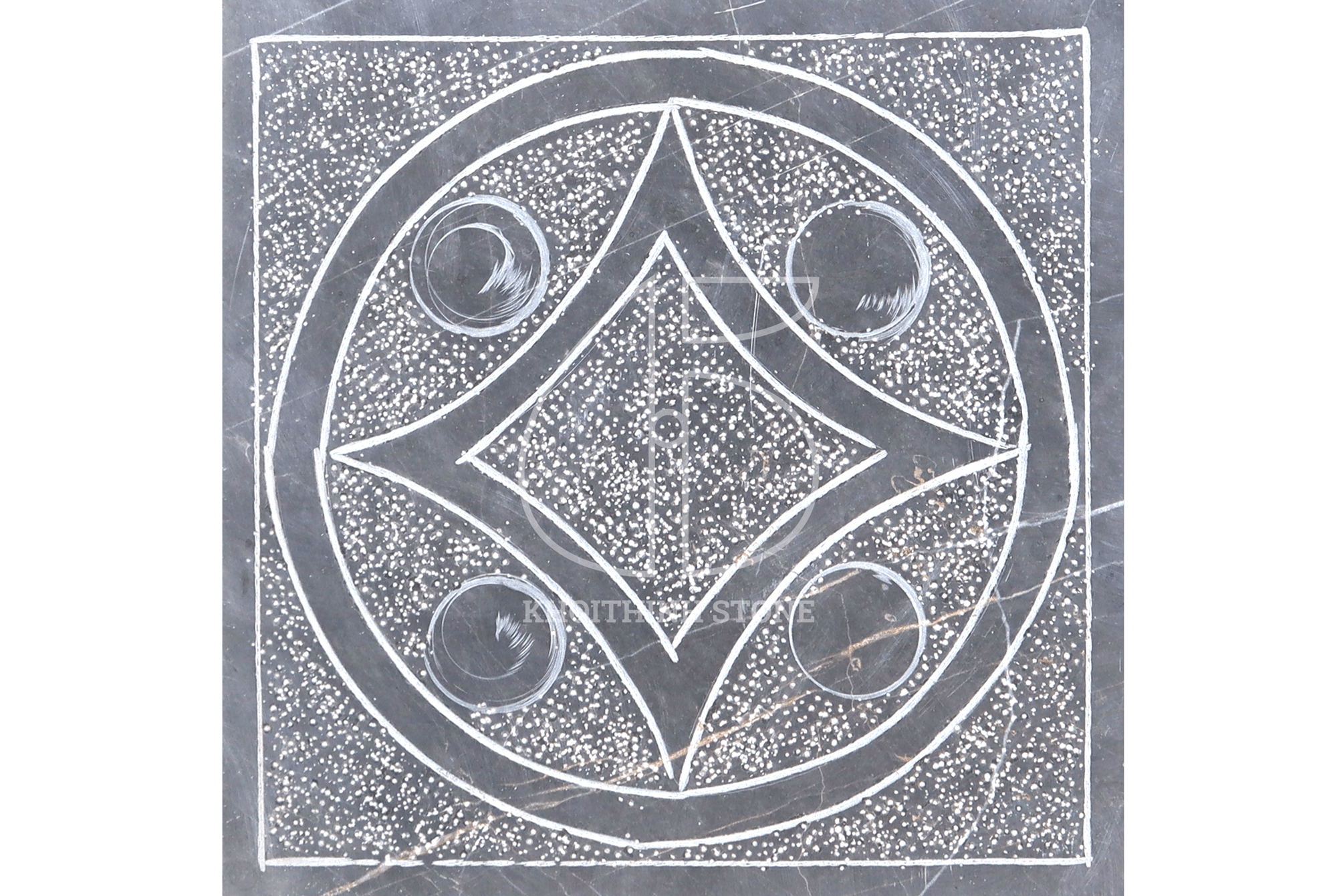 Đá băm đồng tiền xanh đen - Daisan Store