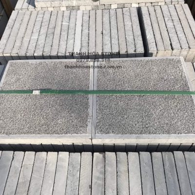 Đá xanh đen băm cà viền