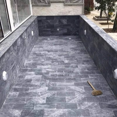 Đá sọc dưa ốp hồ bơi