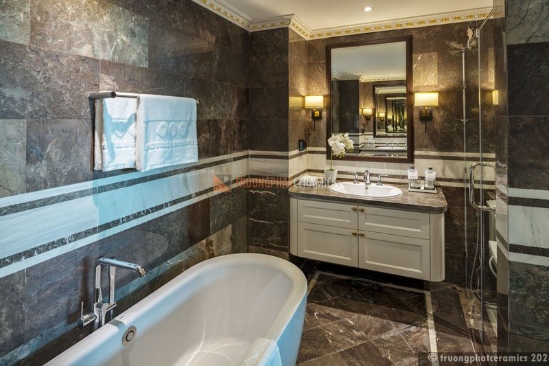 Đá Marble Nâu Xanh Jasmine - Daisan Store