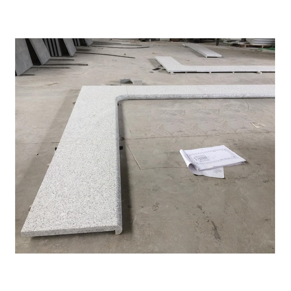 Đá ốp bo viền bể bơi chống trơn màu xám nhạt G603 Granite Flamed - Daisan Store