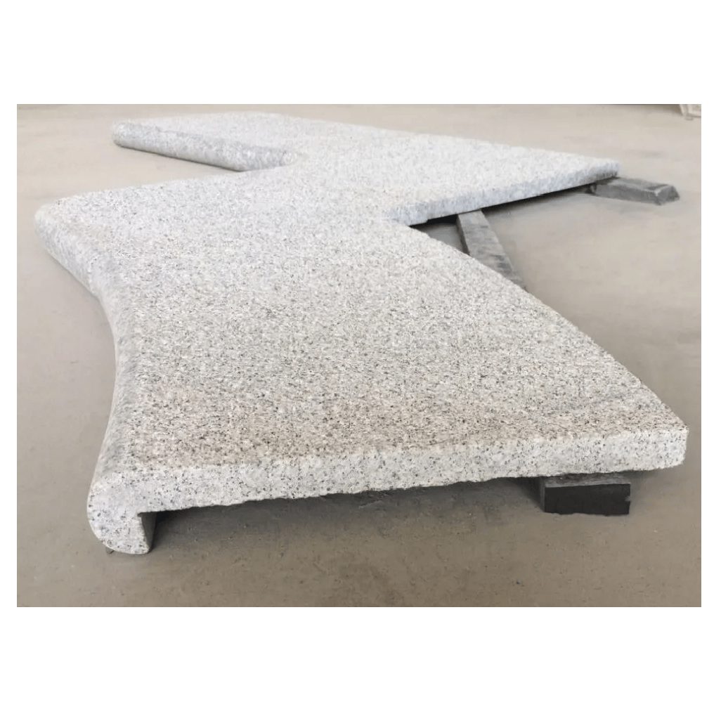 Đá ốp bo viền bể bơi chống trơn màu xám nhạt G603 Granite Flamed - Daisan Store