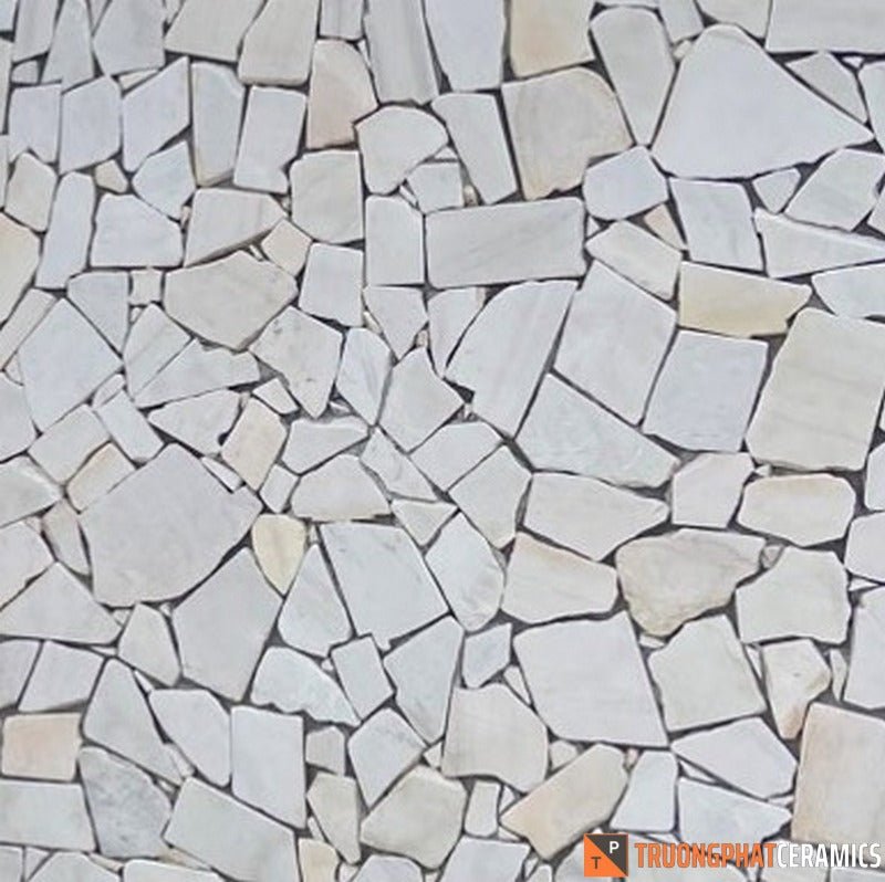 Đá ốp tường đá rối trắng quay - Daisan Store