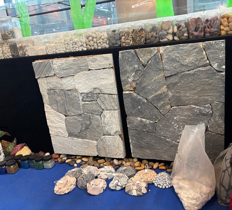 Đá ốp tường đen tự nhiên làm từ đá vôi cho khách sạn - Daisan Store