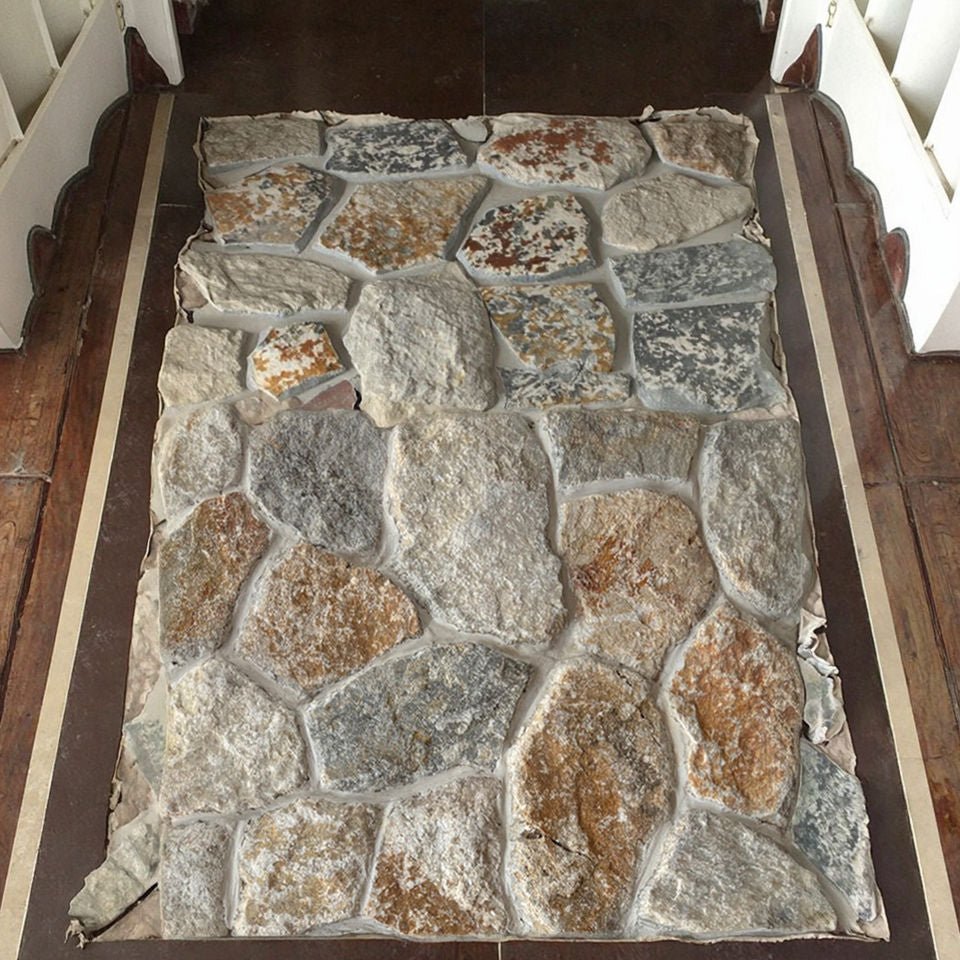 Đá ốp tường đen tự nhiên làm từ đá vôi cho khách sạn - Daisan Store