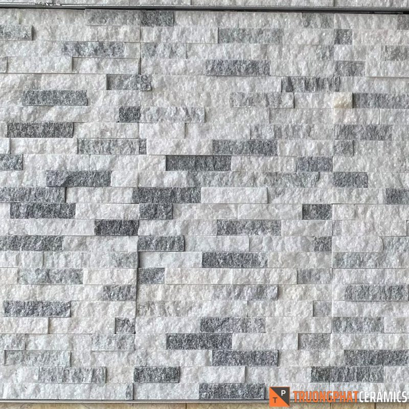 Đá ốp tường ghép trắng xám cao cấp - Daisan Store