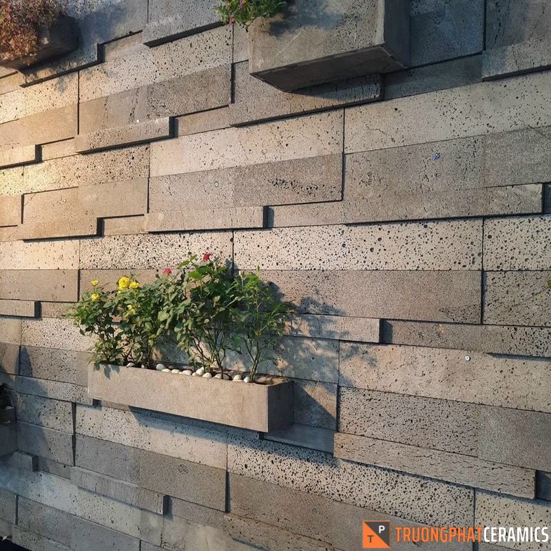 Đá ốp tường ong xám 3d size40 - Daisan Store