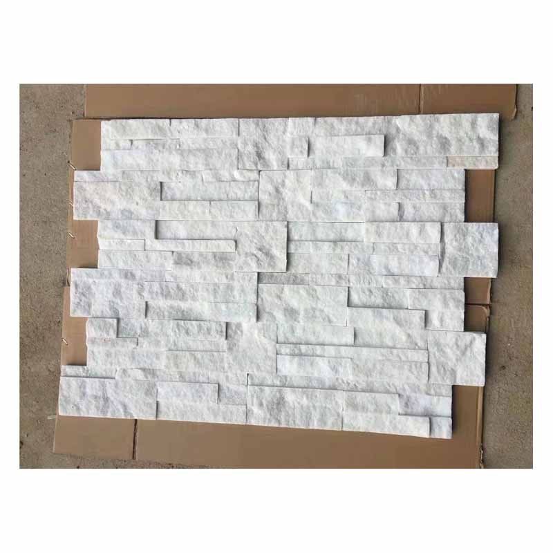 Đá ốp tường văn hóa xếp chồng màu trắng trang trí trong nhà - Daisan Store