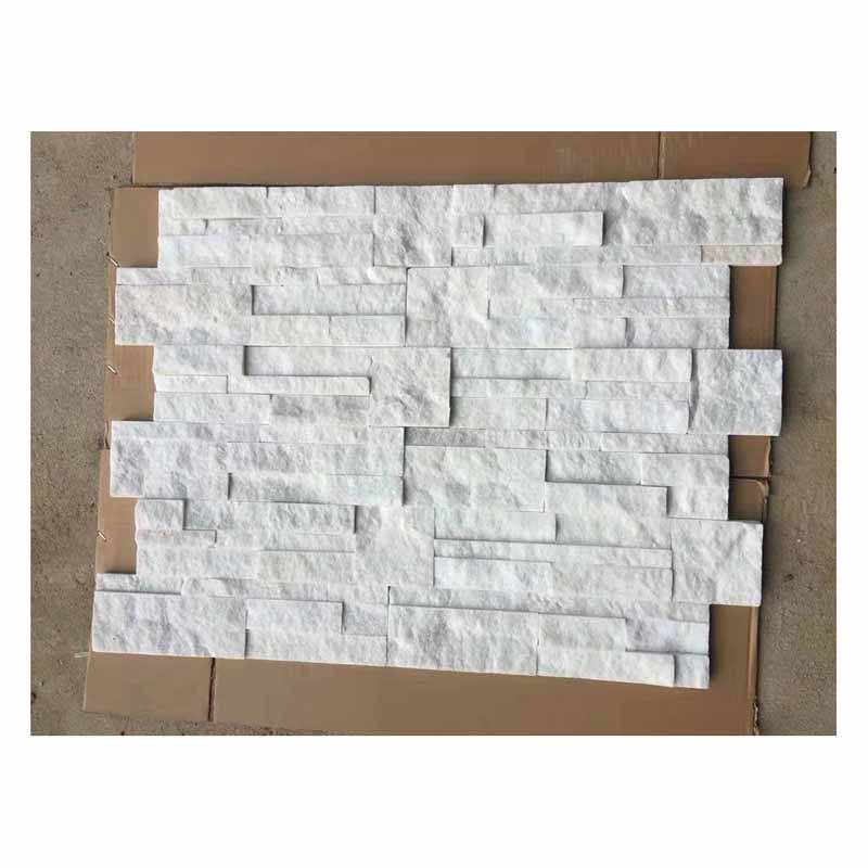 Đá ốp tường văn hóa xếp chồng màu trắng trang trí trong nhà - Daisan Store