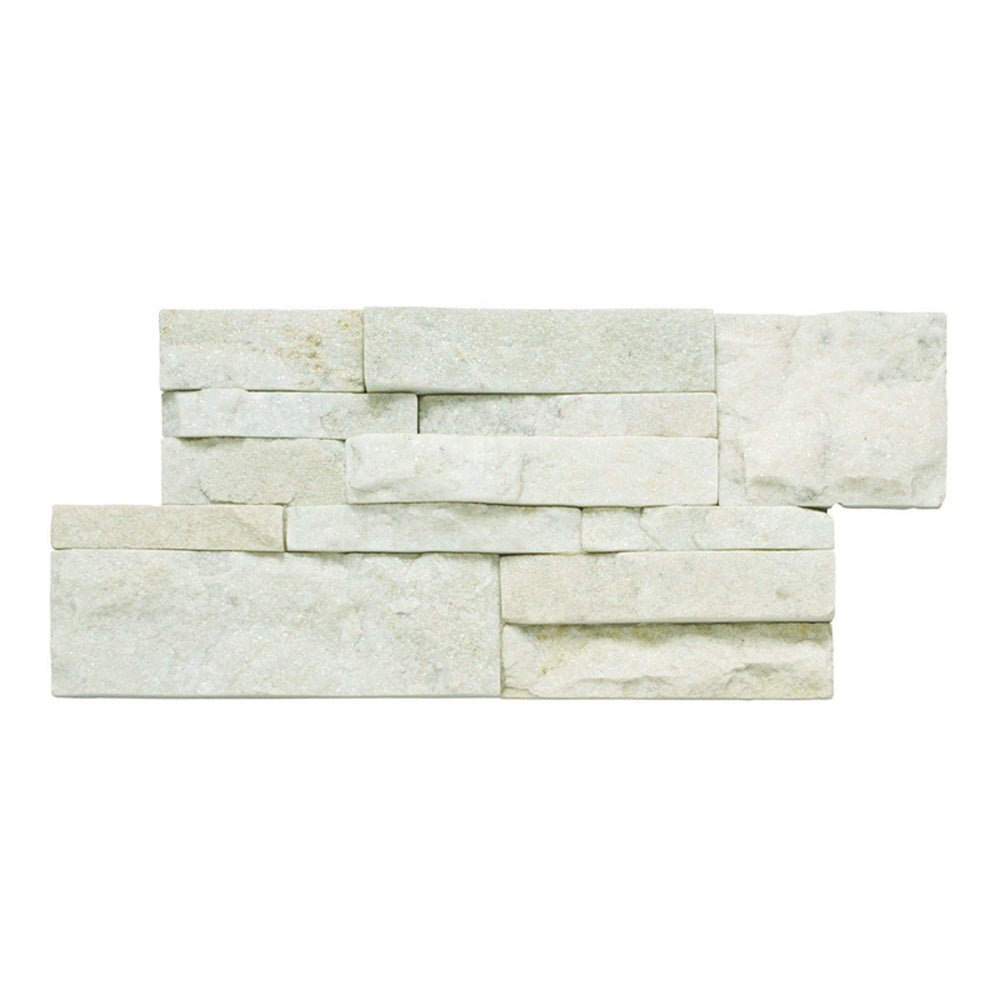 Đá ốp tường văn hóa xếp chồng màu trắng trang trí trong nhà - Daisan Store