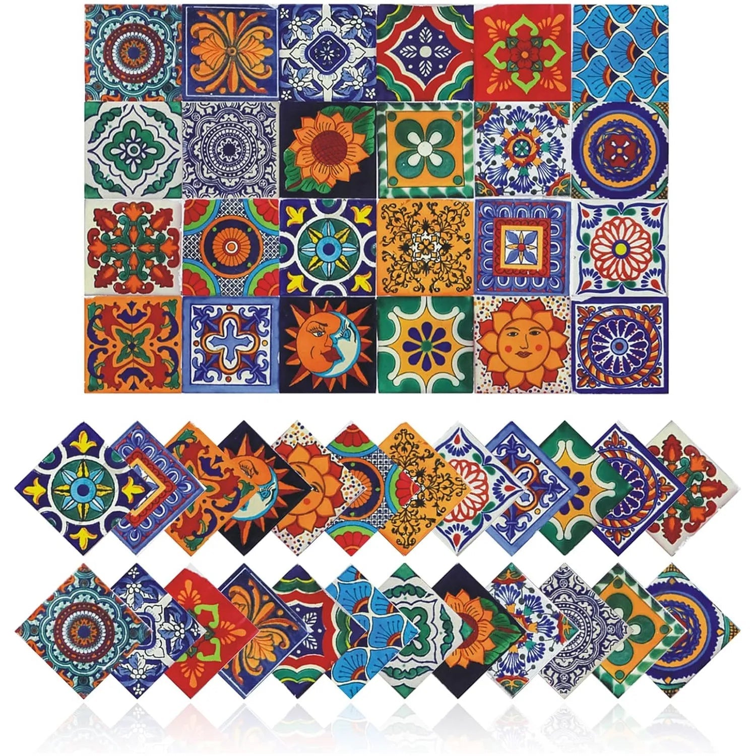 Dán Gạch Dính Tường Phòng Tắm Chống Thấm PVC Mosaic Retro - Daisan Store