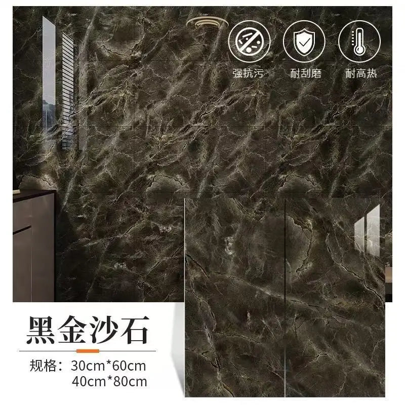 Dán Gạch Trang Trí PVC Marble 30cm X 60cm Tường Phòng Tắm - Daisan Store