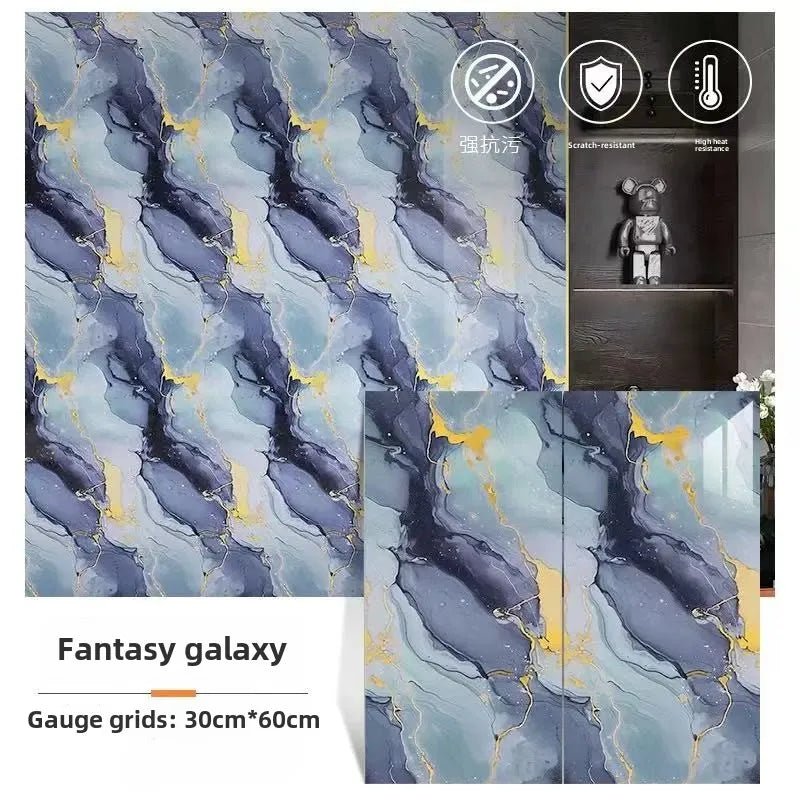 Dán Gạch Trang Trí PVC Marble 30cm X 60cm Tường Phòng Tắm - Daisan Store