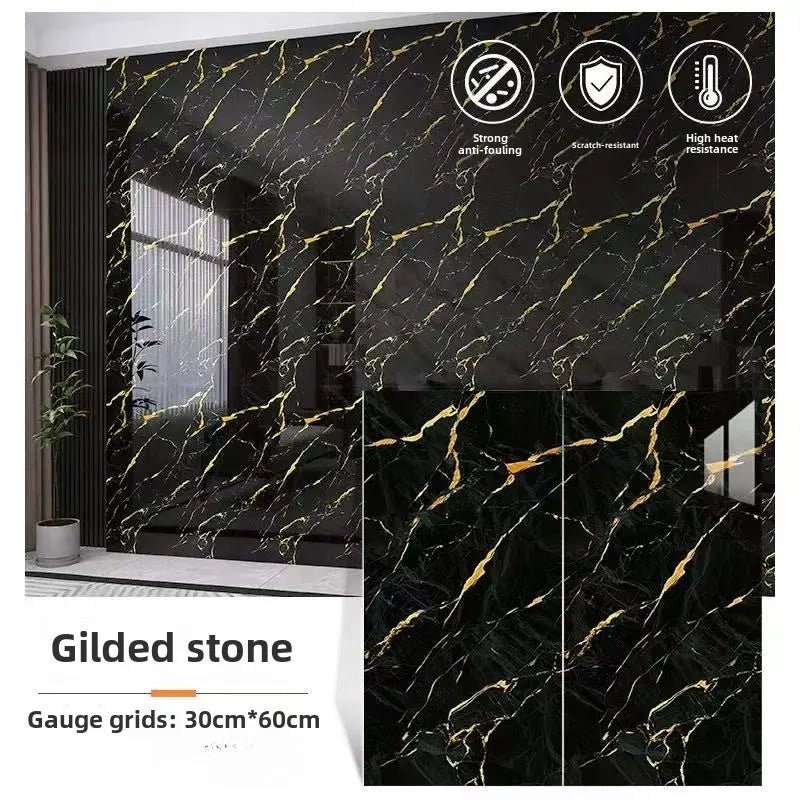Dán Gạch Trang Trí PVC Marble 30cm X 60cm Tường Phòng Tắm - Daisan Store
