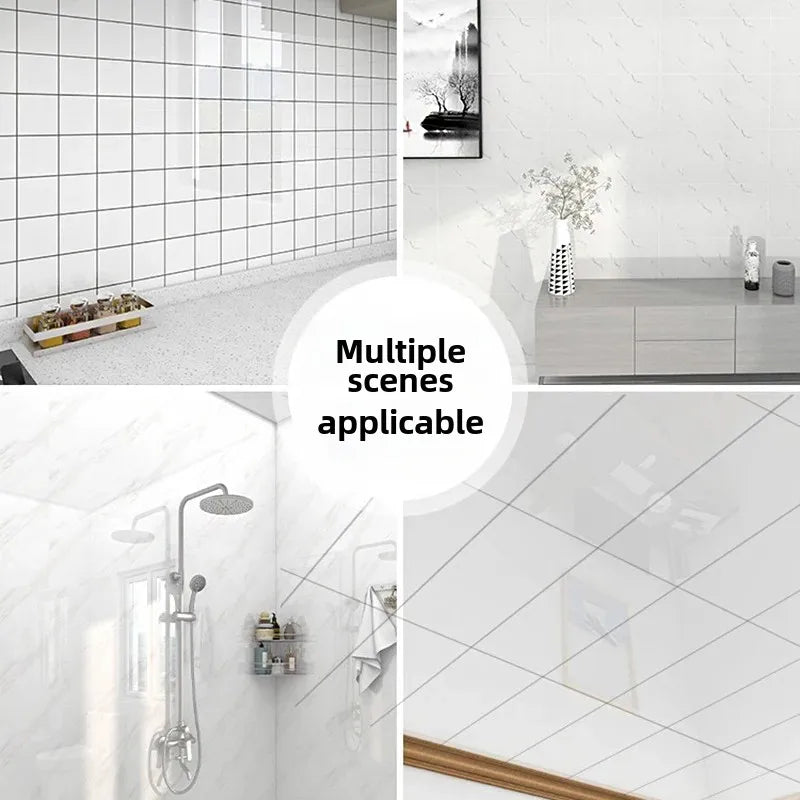 Dán Gạch Trang Trí PVC Marble 30cm X 60cm Tường Phòng Tắm - Daisan Store