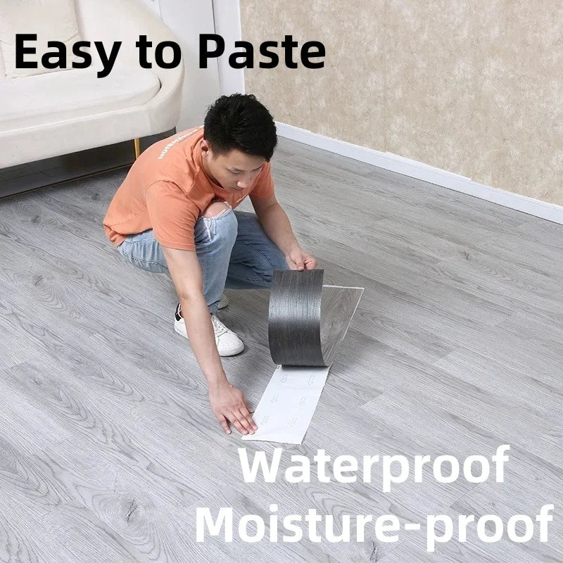 Dán Sàn Giả Gỗ Tự Dính Chống Thấm Peel And Stick Tại Nhà - Daisan Store
