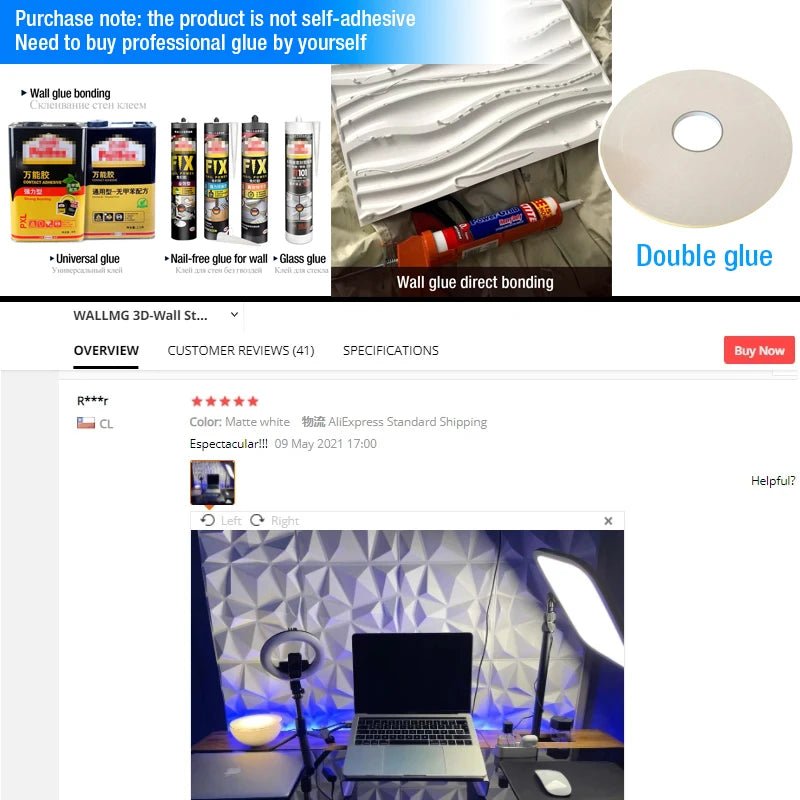 Dán Tường 3D 30x30cm Trang Trí Phòng Khách Chống Thấm - Daisan Store