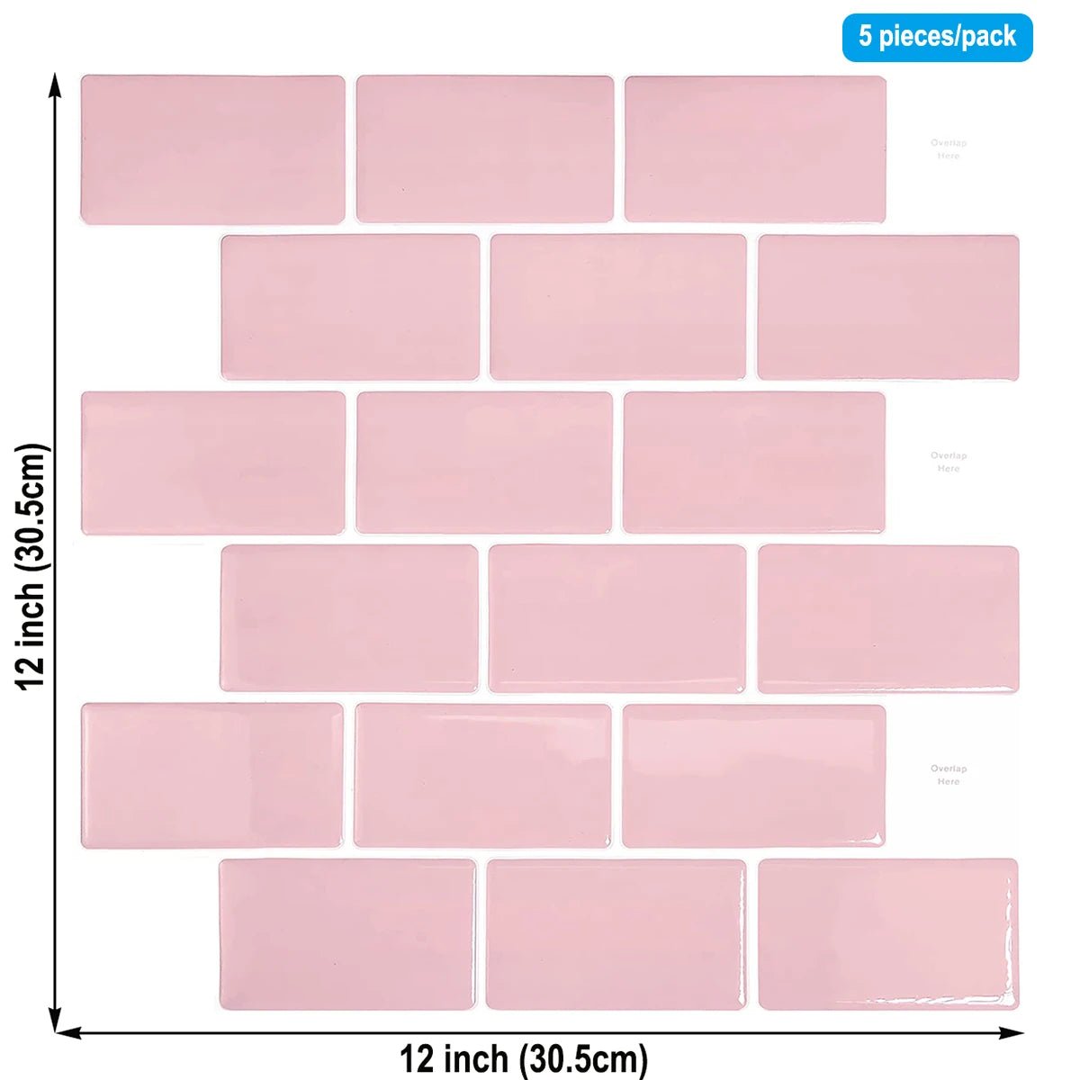 Dan Tuong 3D Chong Tham Bep 12x12 Inch Mieng Dan Dinh Manh - Daisan Store