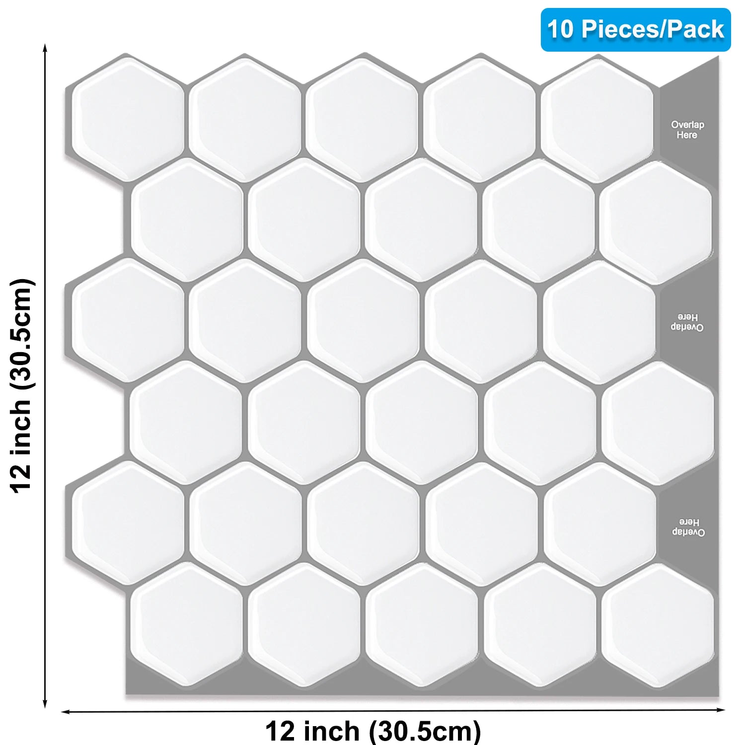 Dan Tuong 3D Chong Tham Bep 12x12 Inch Mieng Dan Dinh Manh - Daisan Store