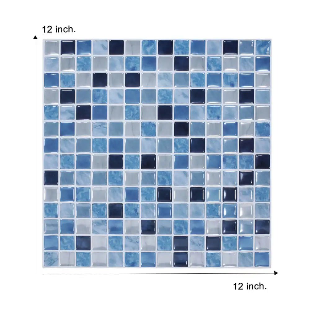 Dán Tường Backsplash 3D Metro Hiện Đại 12x12 Inch Tự Dính - Daisan Store