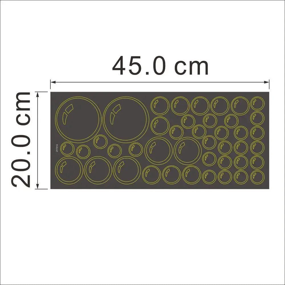 Dán Tường Bong Bóng Dễ Gỡ Cho Tắm Kính Cửa Sổ Trẻ Em - Daisan Store