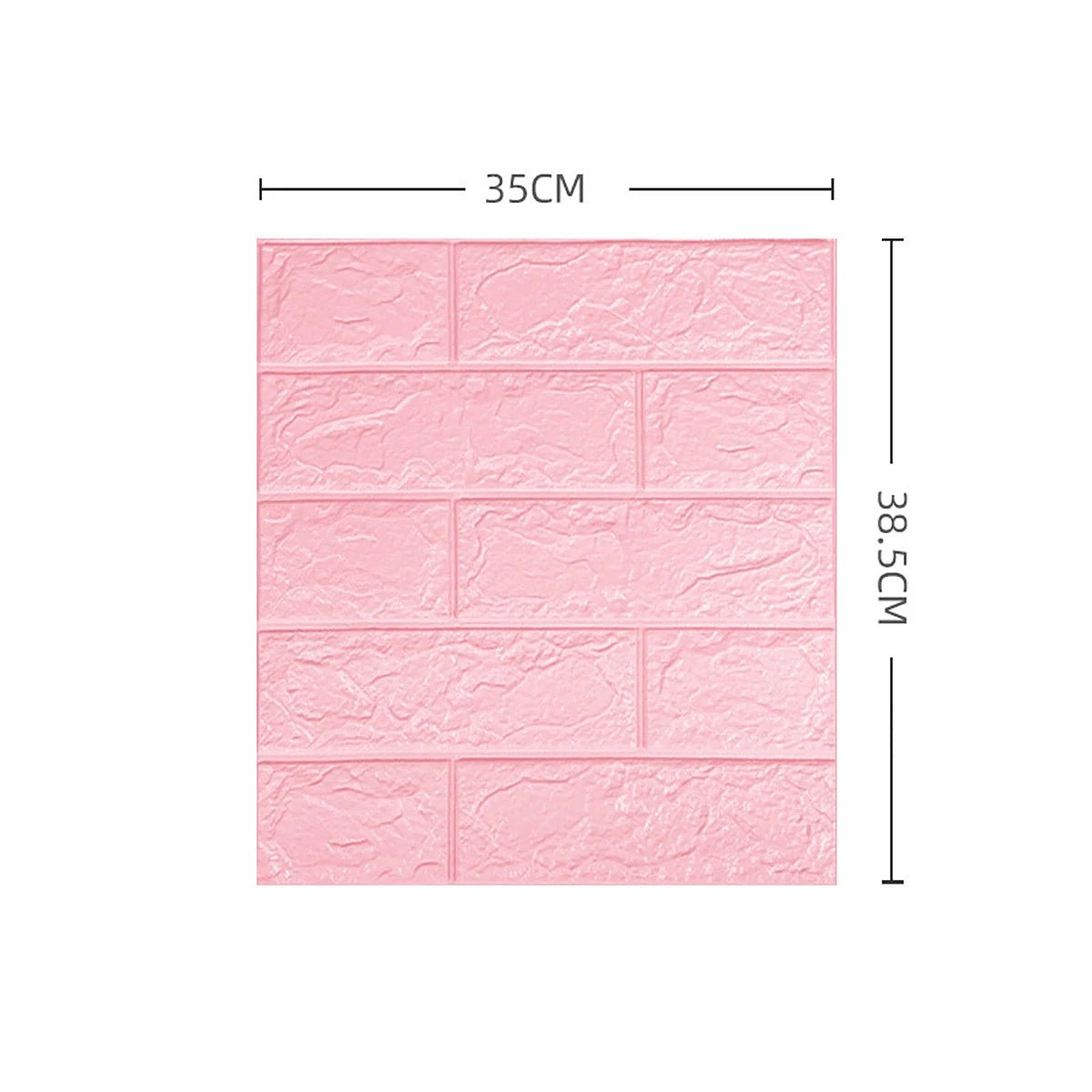 Dán Tường Gạch 3D Mô Phỏng 35x38.5 Cm 5 15 30 Miếng - Daisan Store