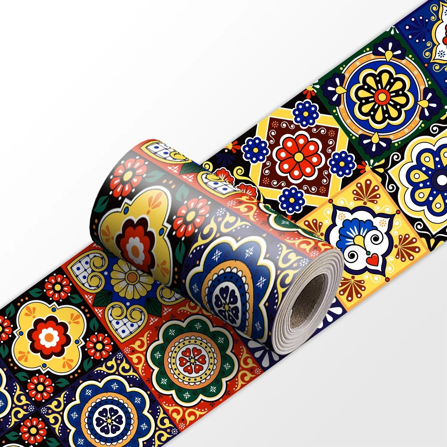 Dán Tường Gạch Men Mandala Màu Chống Thấm Bếp Phòng Tắm - Daisan Store