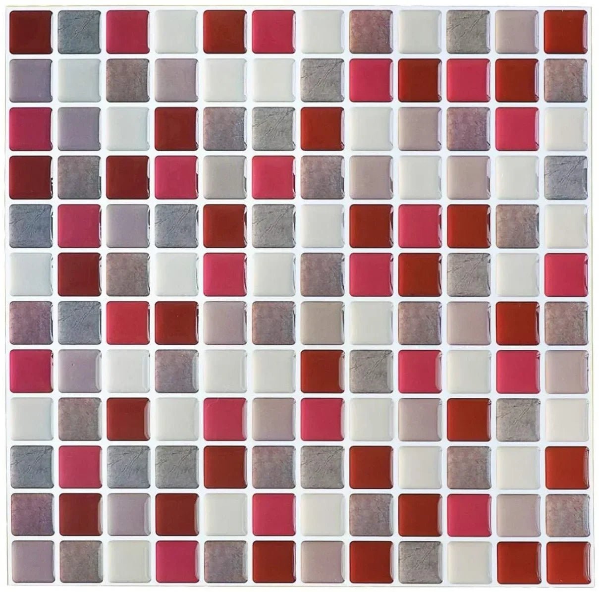 Dán Tường Gạch Mosaic Kính 3D Dính Chống Thấm 5 10 Miếng - Daisan Store