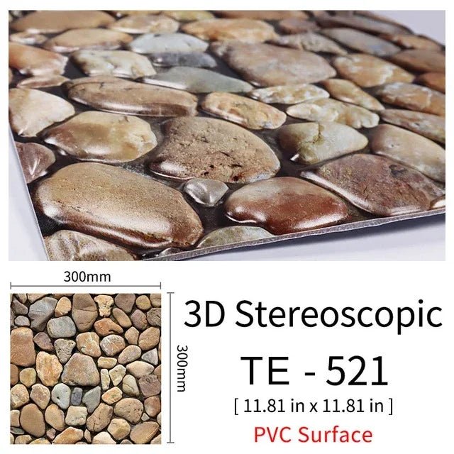 Dan Tuong Gach PVC Nhai Chong Tham 15 Mieng Phong Khach - Daisan Store