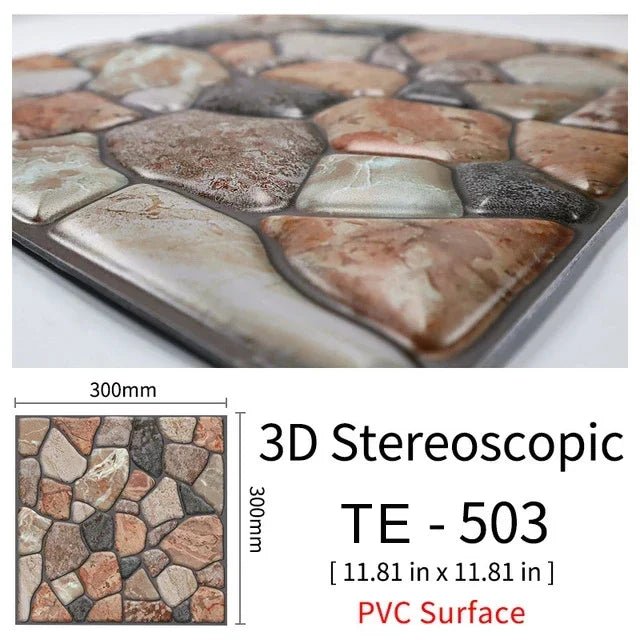 Dan Tuong Gach PVC Nhai Chong Tham 15 Mieng Phong Khach - Daisan Store