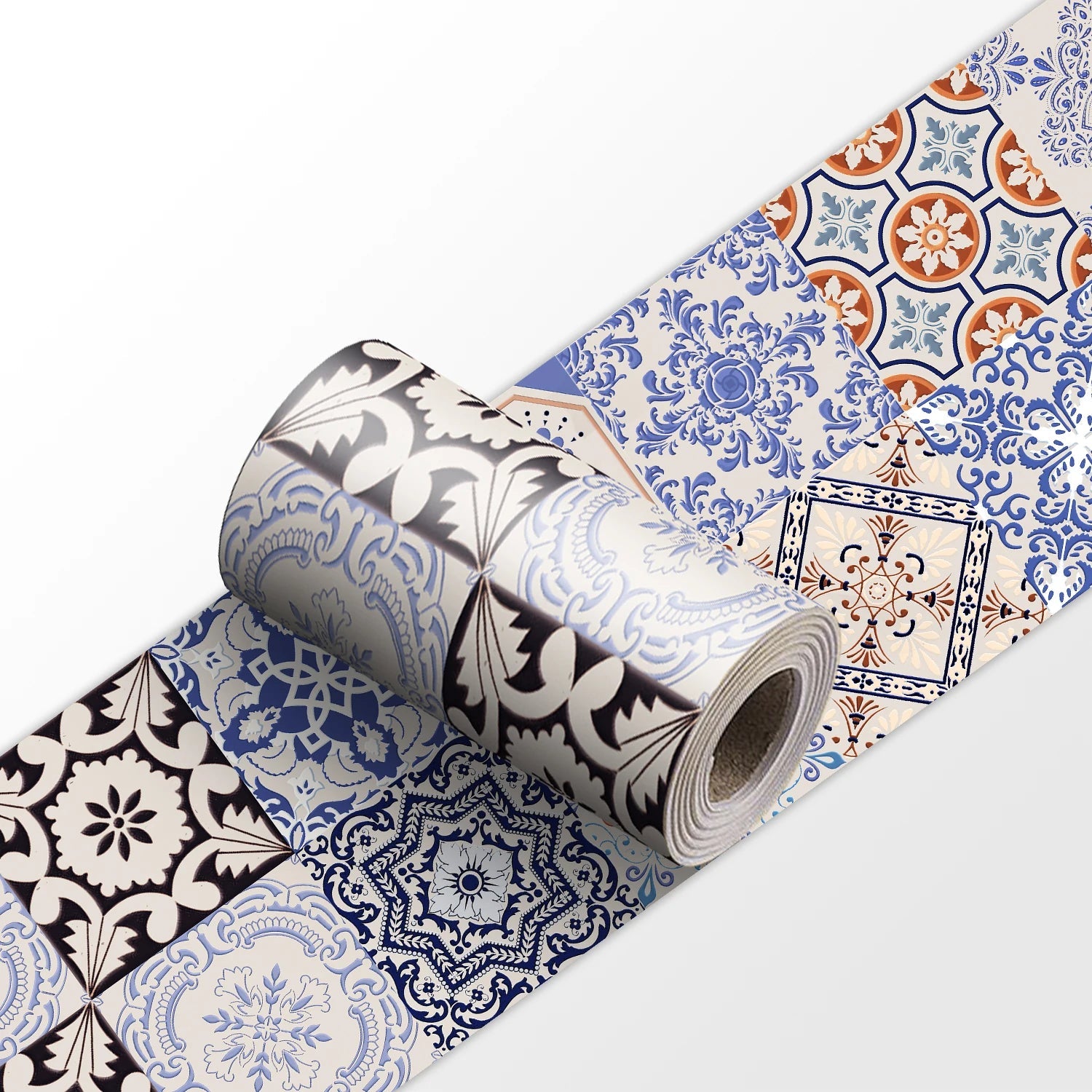 Dán Tường Gạch Sứ Bohemian Cho Phòng Tắm Và Bếp Chống Thấm - Daisan Store