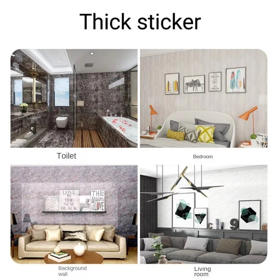 Dán Tường Giả Đá Marble Tự Dính Kháng Nước Phòng Tắm - Daisan Store