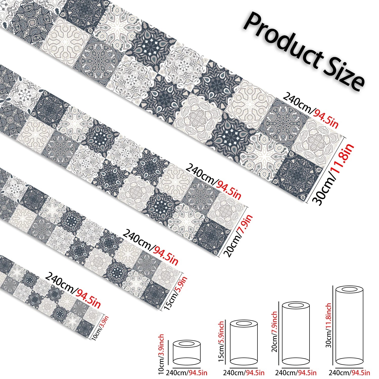 Dán Tường Gốm Phong Cách Châu Âu Cho Bếp Và Phòng Tắm - Daisan Store