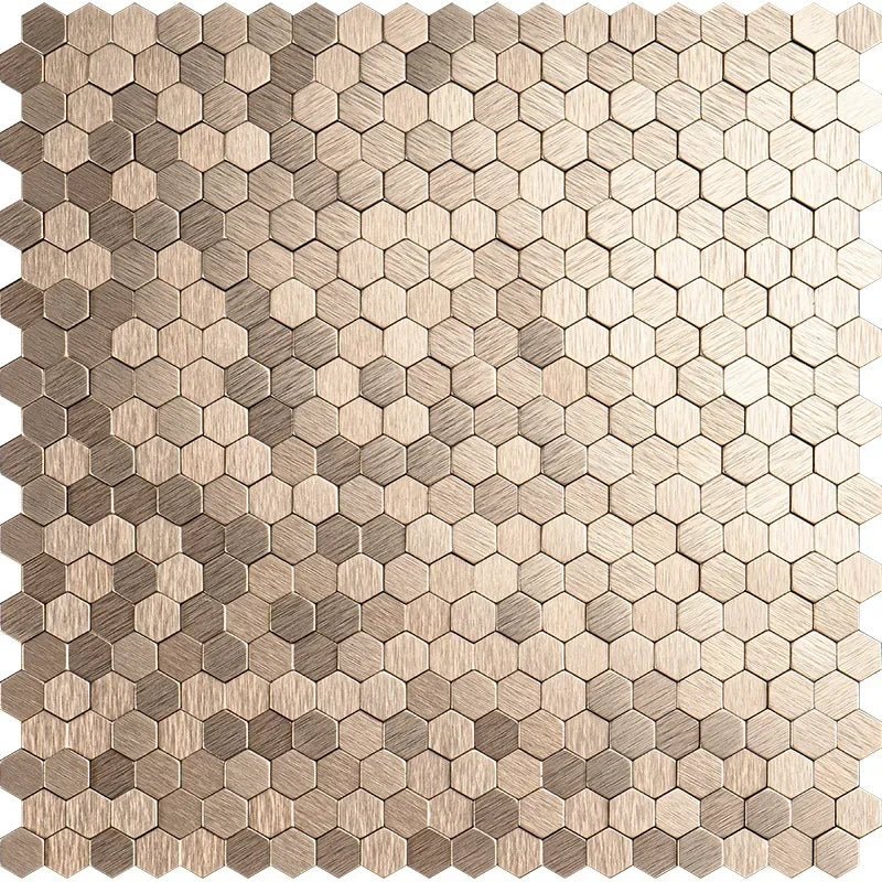 Dán Tường Mosaic Gạch Lục Giác Nhôm Nhựa Tự Dính Chịu Ẩm - Daisan Store