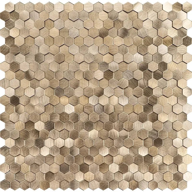 Dán Tường Mosaic Gạch Lục Giác Nhôm Nhựa Tự Dính Chịu Ẩm - Daisan Store