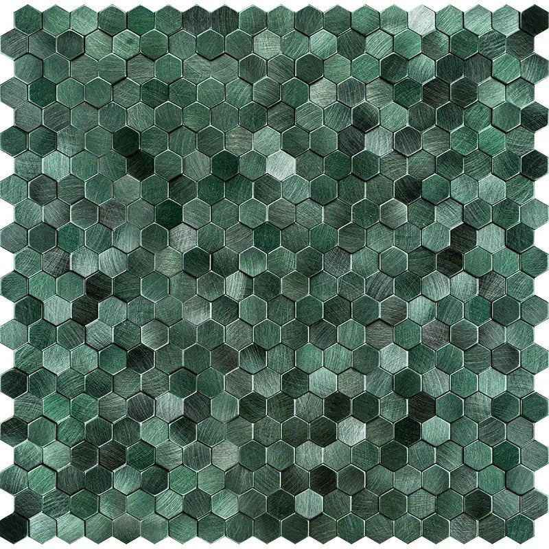 Dán Tường Mosaic Gạch Lục Giác Nhôm Nhựa Tự Dính Chịu Ẩm - Daisan Store