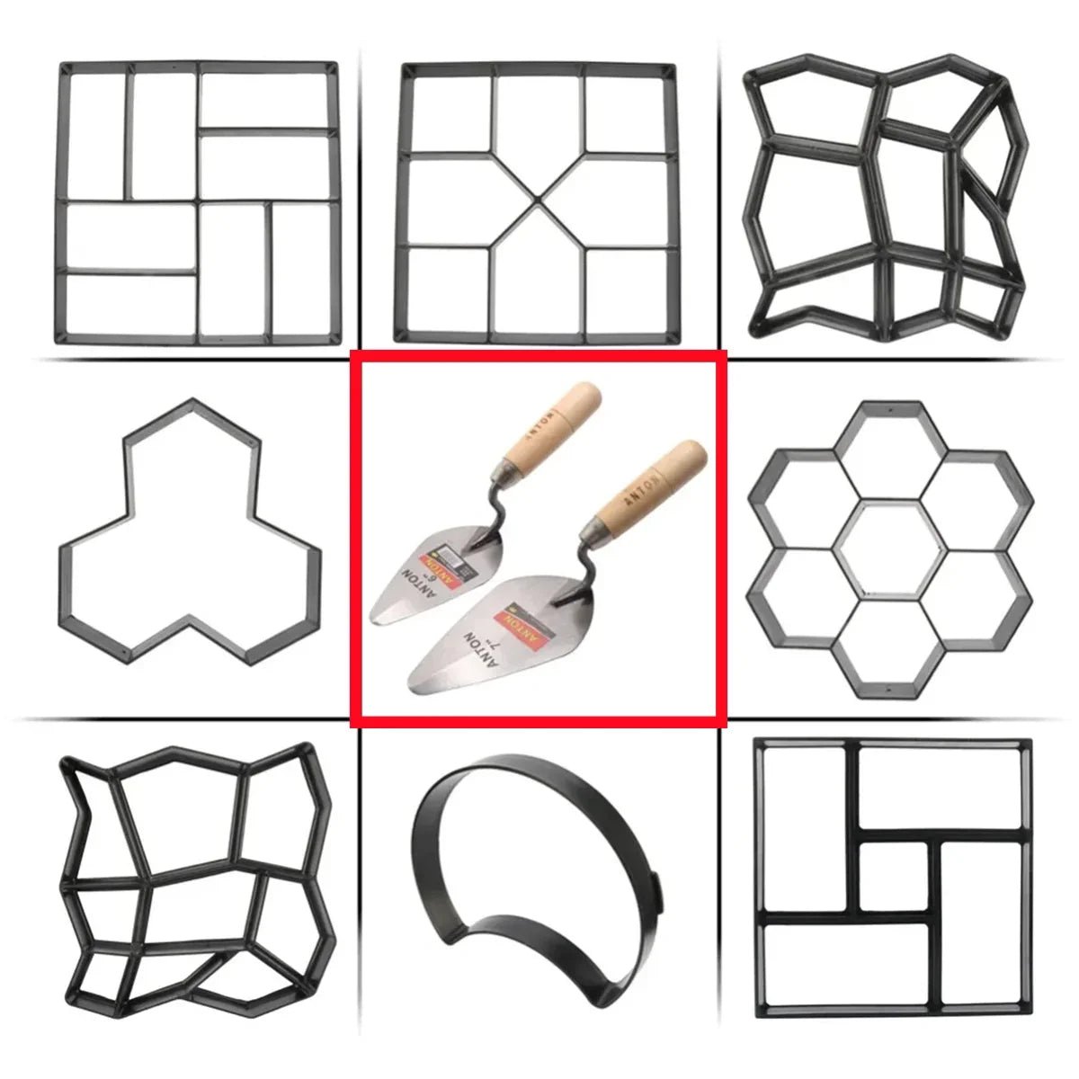 Dao Trát Xi Măng Thép Carbon 6 Inch 7 Inch Cán Gỗ Cao Cấp - Daisan Store