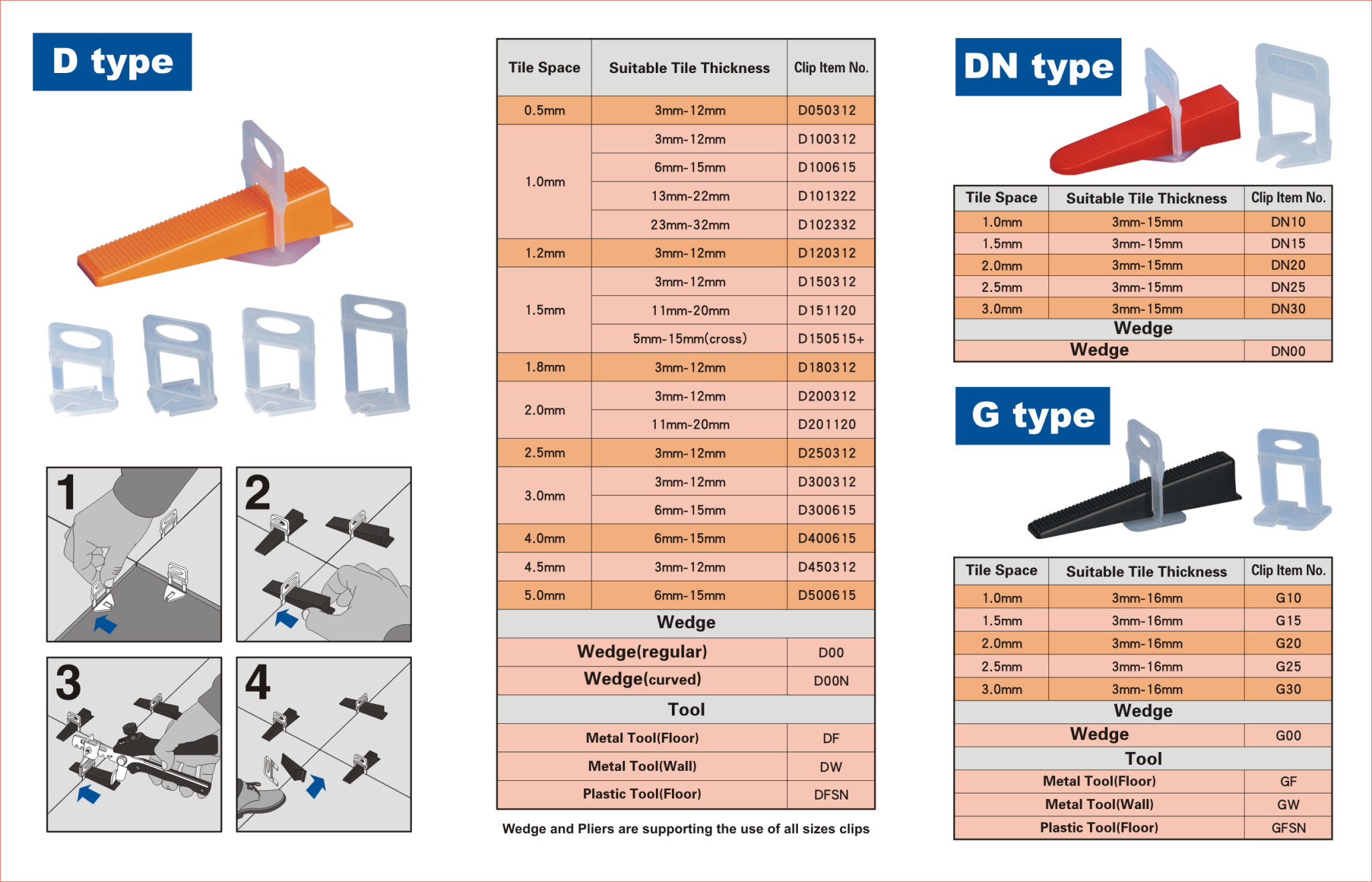 Đầu dò gạch bằng thép không gỉ chất lượng cao - Daisan Store