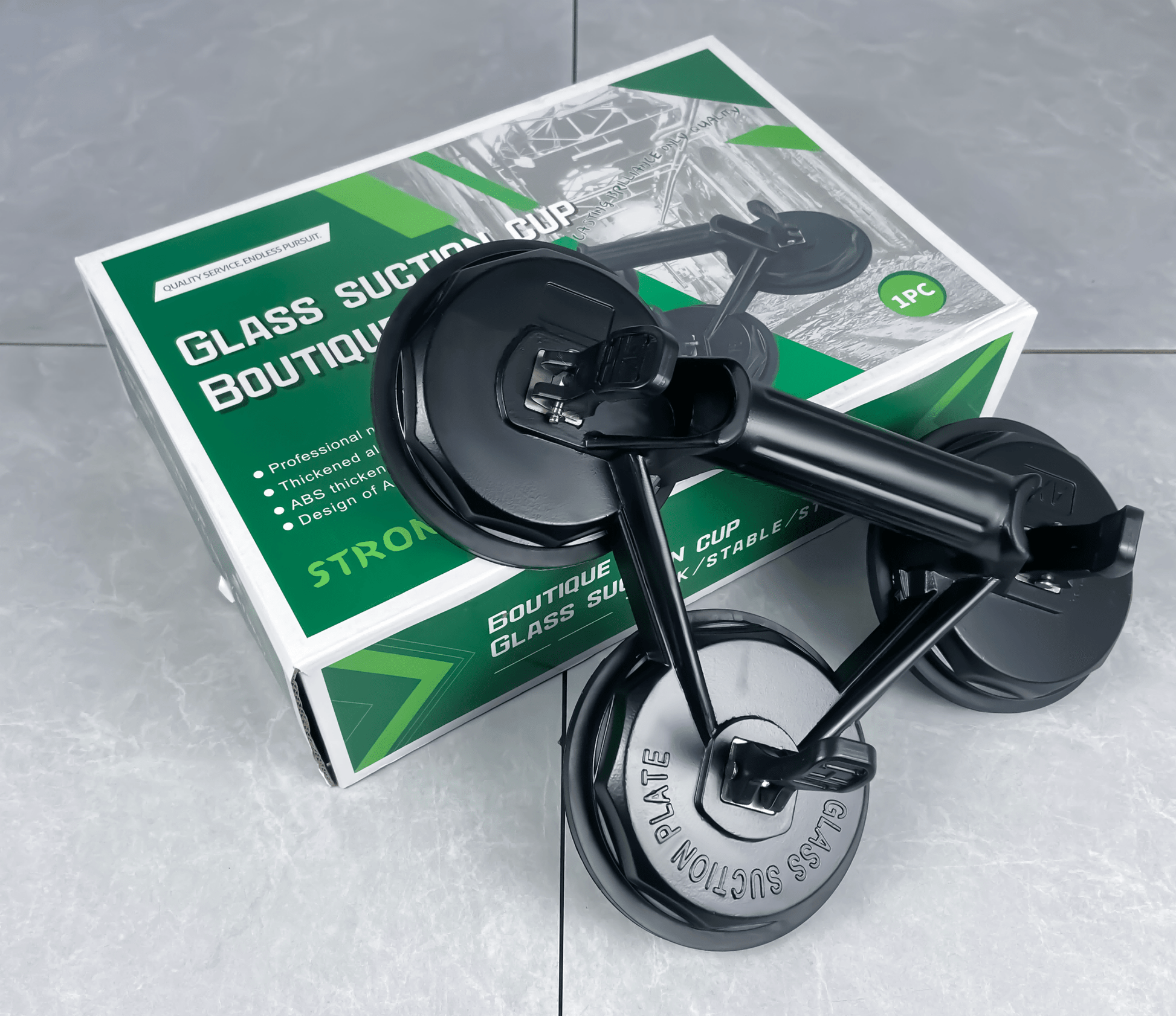 Đầu hút chân không nhôm siêu bền với tay cầm hút kính - Daisan Store