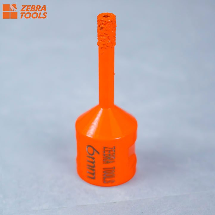 Đầu khoan kim cương đa năng Zebra Tools, đầu côn mài vát cho thép, đá cẩm thạch, đá granit & thạch anh, cán lục giác - Daisan Store