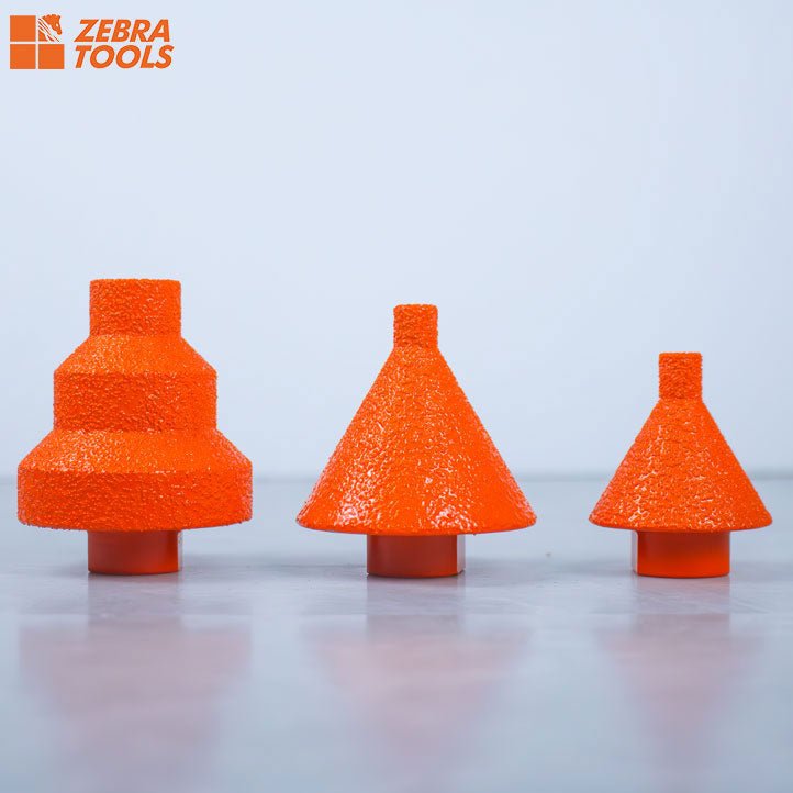 Đầu khoan mài vát hình nón kim cương Zebra Tools đa năng - Daisan Store